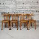 Lot de 8 chaises bistrot