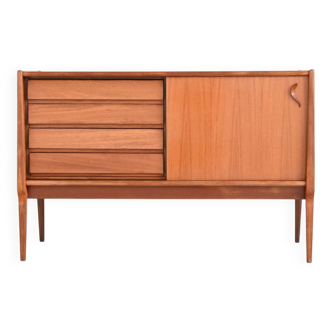 Bosteels Meubelen unique small sideboard in walnut Belgium 1970