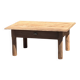 Old farmhouse coffee table in raw solid oak - 1 drawer