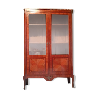 Louis XV bbibliothèque in marquetry