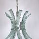 Mid-century Italian cut glass chandelier by Zero Quattro
