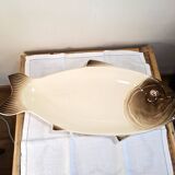 Plat poisson céramique Longwy