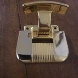 Golden wall coat rack