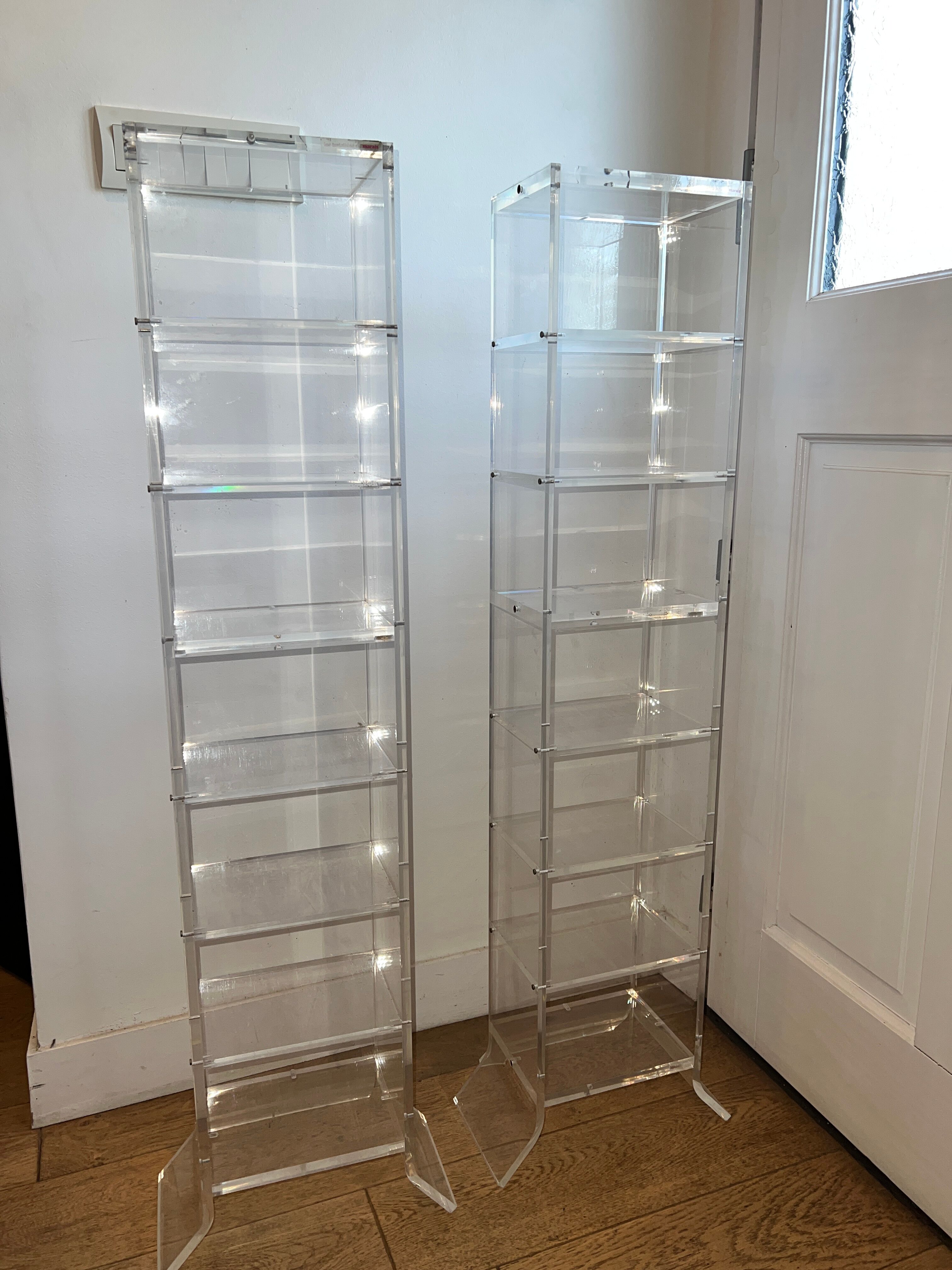Invisible Plexiglass Shelves by Marais