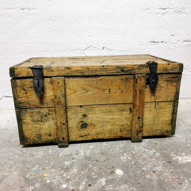 Large wooden trunk