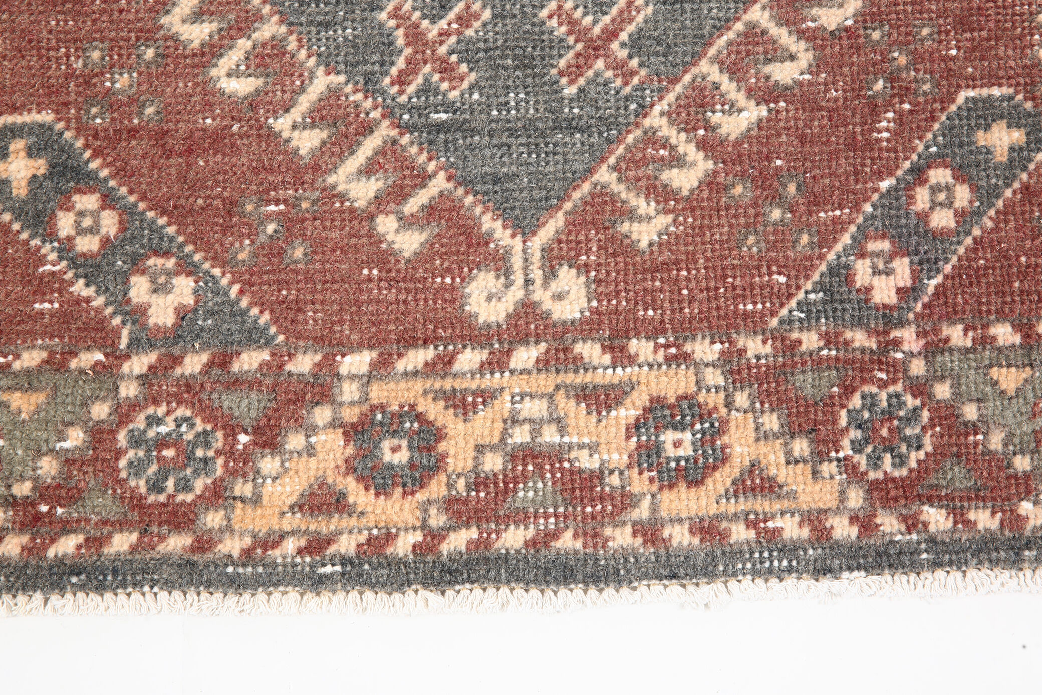 3x13 Persian Antique Runner Rug, 94x387Cm