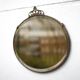 Art nouveau bronze mirror, art deco mirror, oval mirror, beveled mirror, wall decoration, mirror