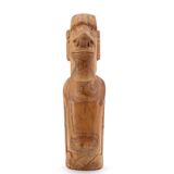 Moai wooden paperweight, 70s