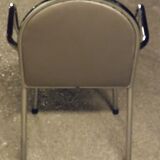 Fauteuil structure chromée