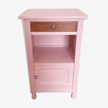 Vintage pale pink bedside revisited