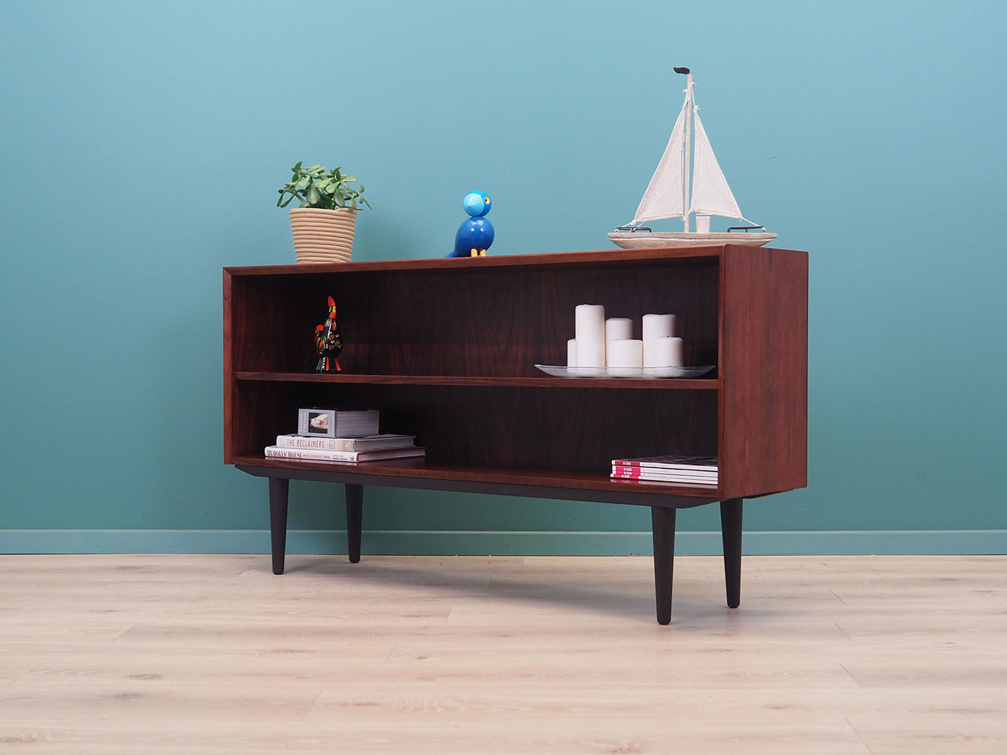 Rosewood bookcase, Danish design, 1970s, production: Brouer