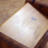Pair of solid pine bedside tables 1970