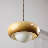 Space Age Brown Pendant Lamp from Guzzini, 1960s