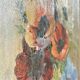 TABLEAU Vintage Bouquet aux ANEMONES