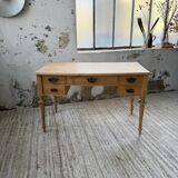 Blonde walnut desk and pine top 1900