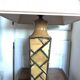 Vintage ceramic lamp bamboo style