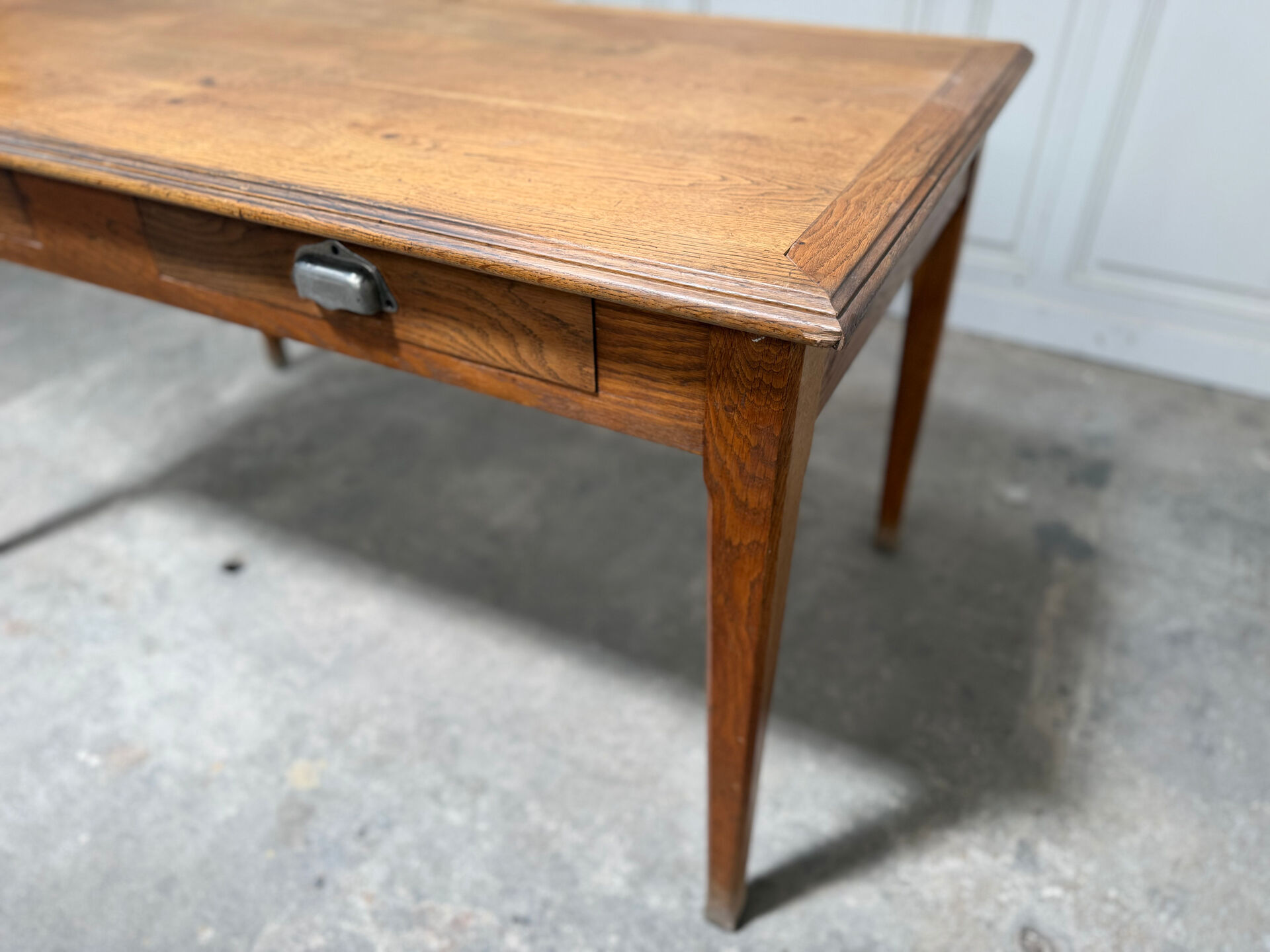 Old small farmhouse table from the 1930s.