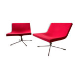 Vintage Scandinavian low chairs