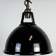 Vintage Industrial Black Painted Pendant Lamp