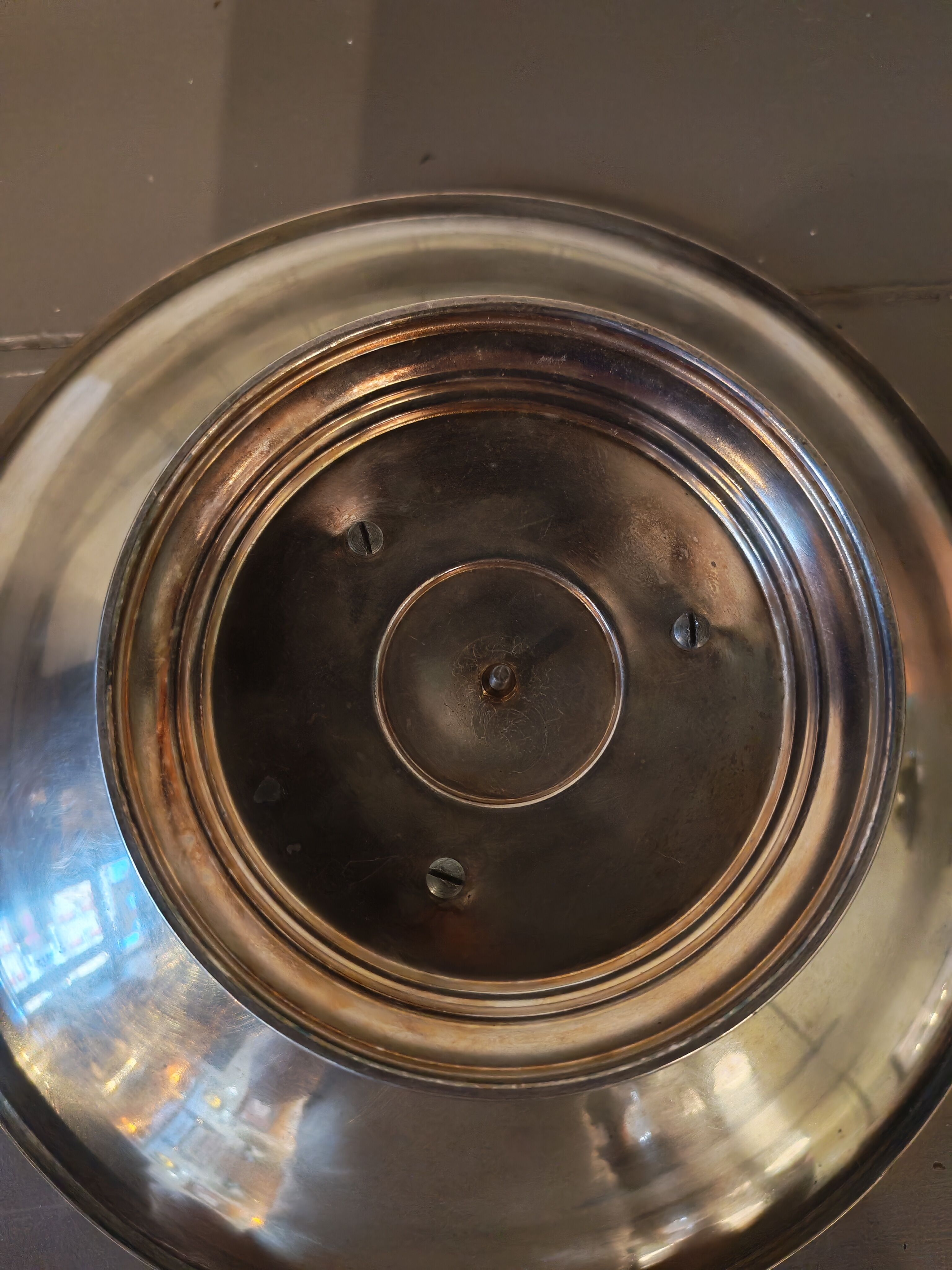 Art Deco silver-plated cup