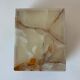 Vintage green marble/onyx jewellery box - 1960s/70s