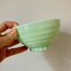 Service à café en opaline vert mint