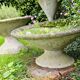 3 jardinières diabolo dont une par Anton Bee design vintage