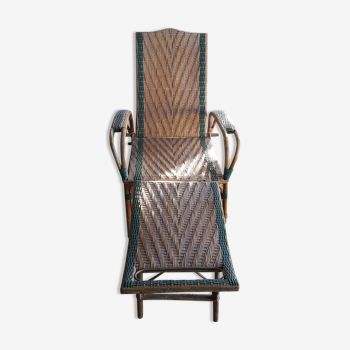 Wicker lounge chair, 1930