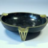 Cendrier des années 50 - en bronze et laiton - vintage