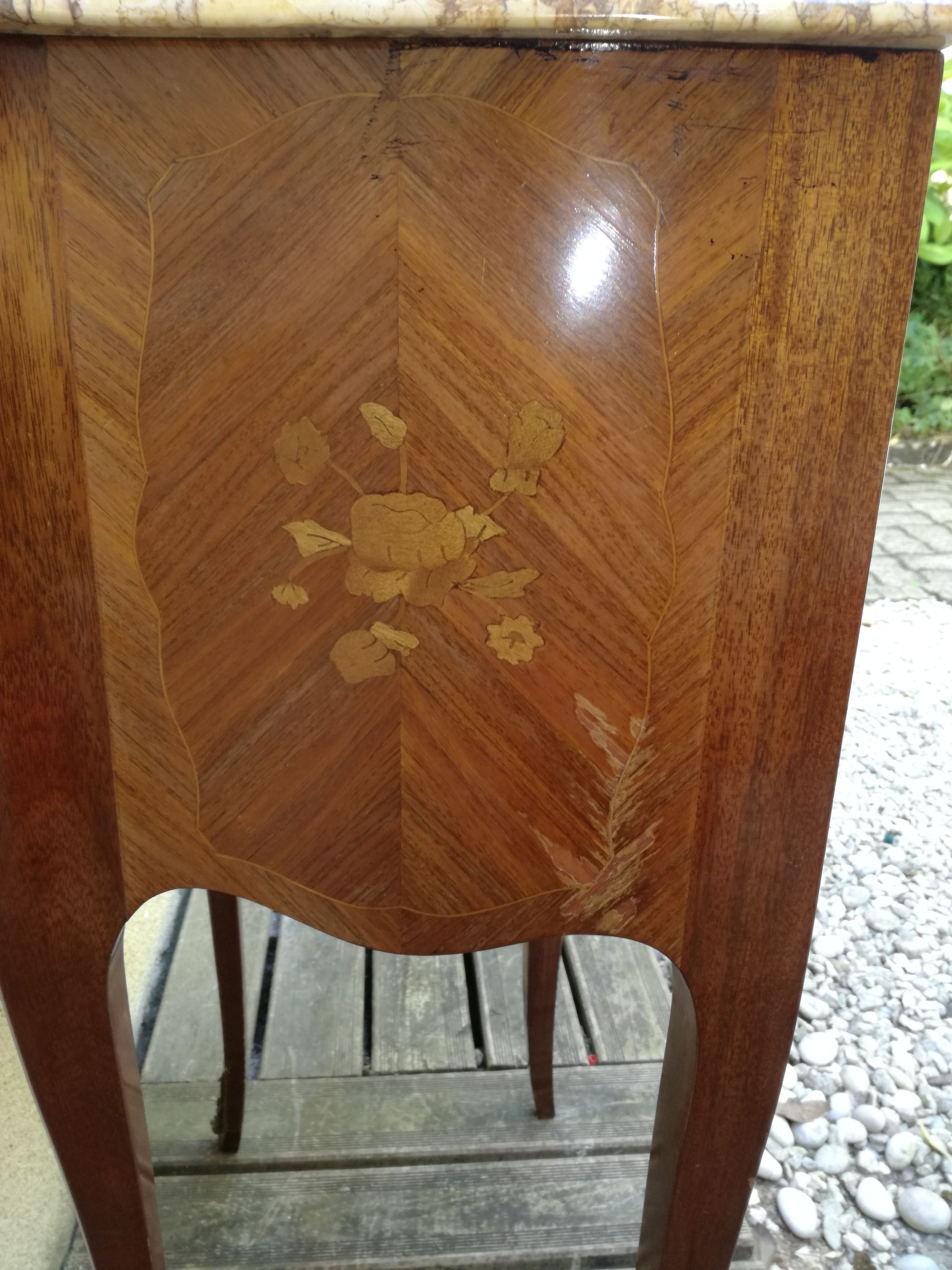 Pair of Louis XV bedside numbered