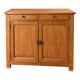 Old Parisian buffet in natural wood – 2 doors, 2 drawers