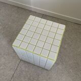 Cube end of sofa