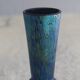 Vase in iridescent Glass Art new of PEACKOCK