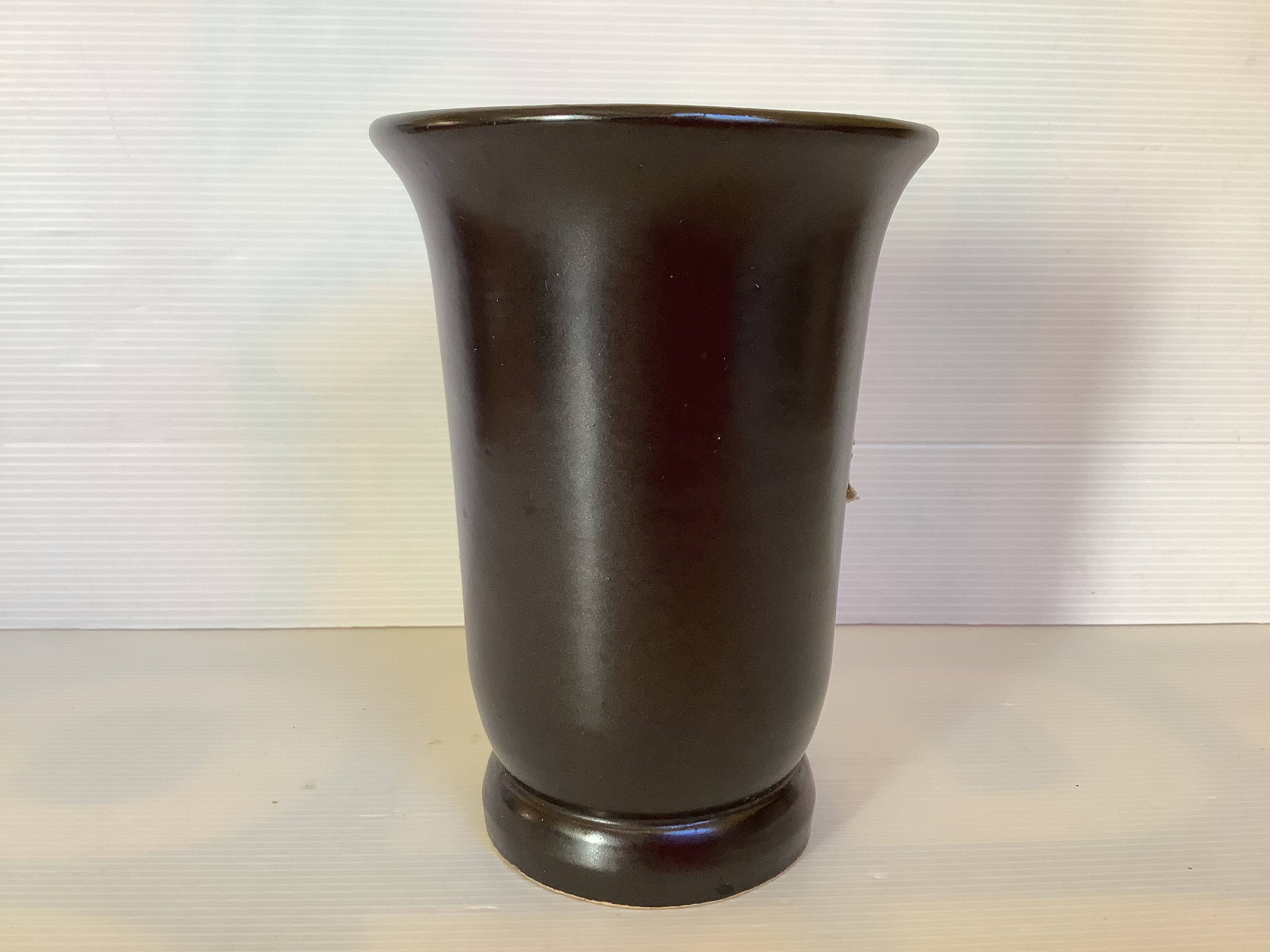 Vase noir keramik ES Emons et Söhne Germany