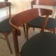 Set of 4 vintage Danish teak chairs Farstrup 206, Denmark 1960's