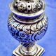 Pepper or salt shaker in sterling silver - English hallmark