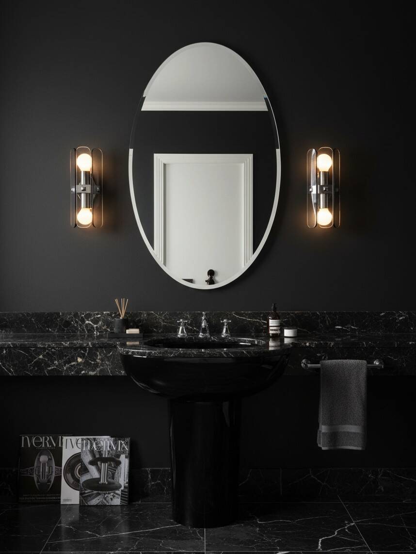 Pair of smoked glass and chrome wall lights attributed to Fontana Arte – Years