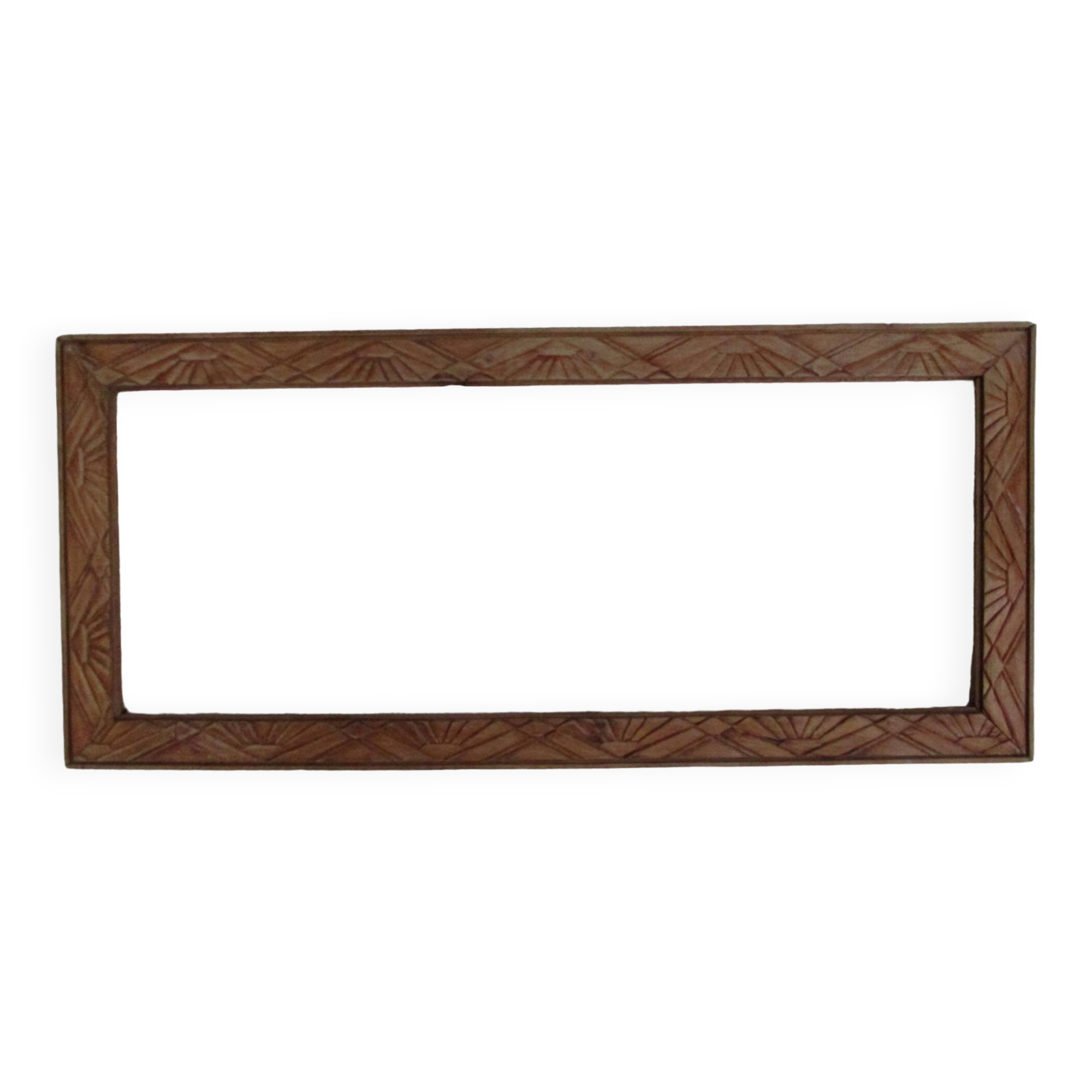 Art deco framing for 152 x 380 mm subject