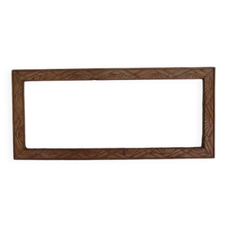 Art deco framing for 152 x 380 mm subject