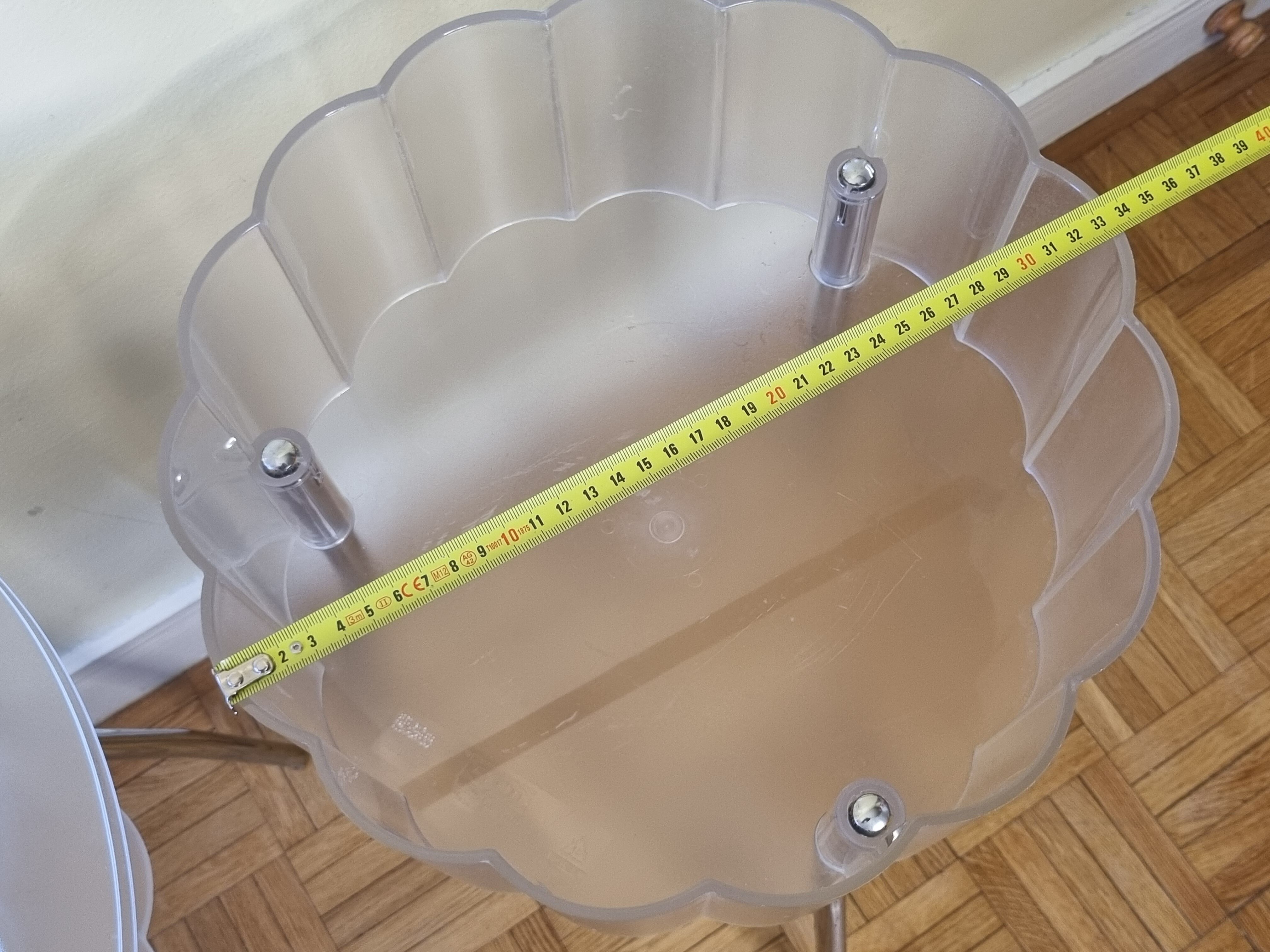 Pair of Hatten side tables with serving top, Swedish design Ehlén Johansson