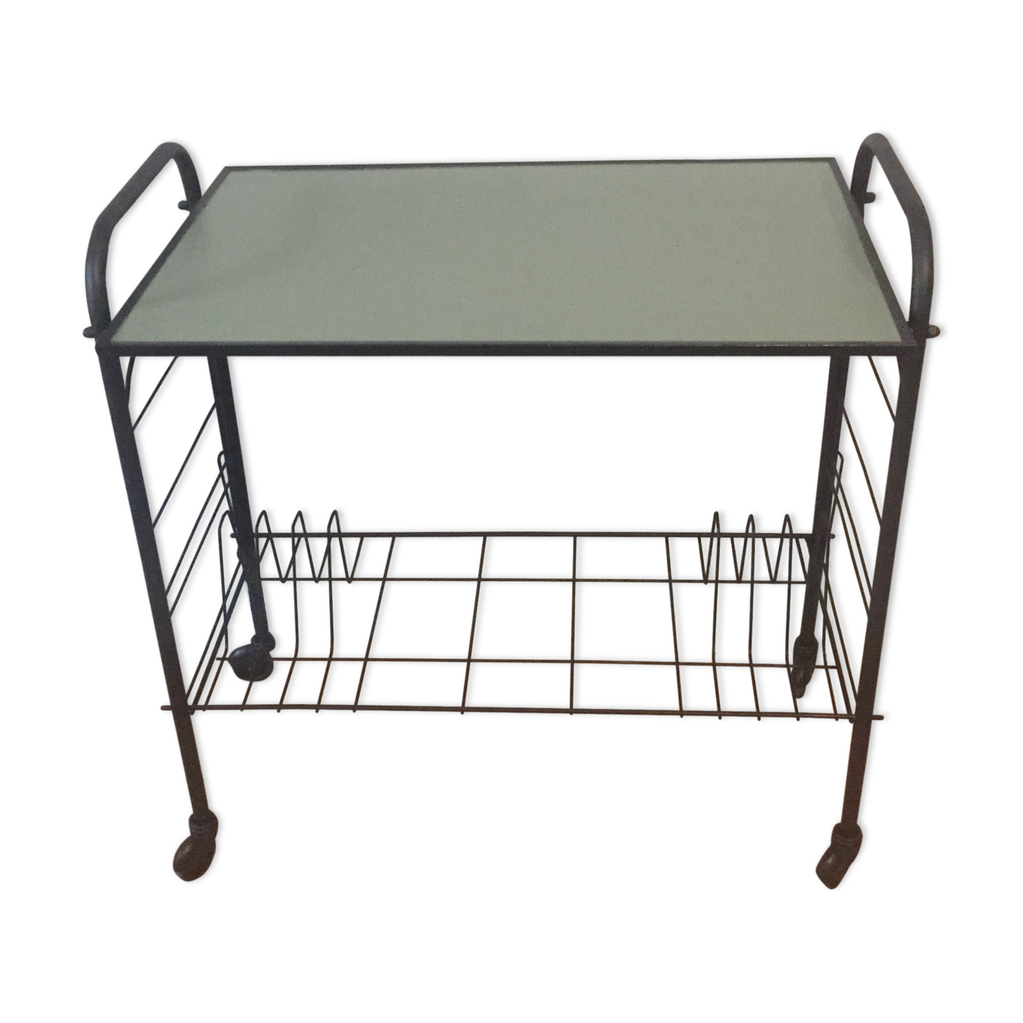 Vinyl holder table