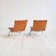 Pair of "PK22" Armchairs by Poul Kjærholm for E. Kold Christensen, 1950s