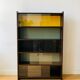 Vintage wooden showcase library 1950