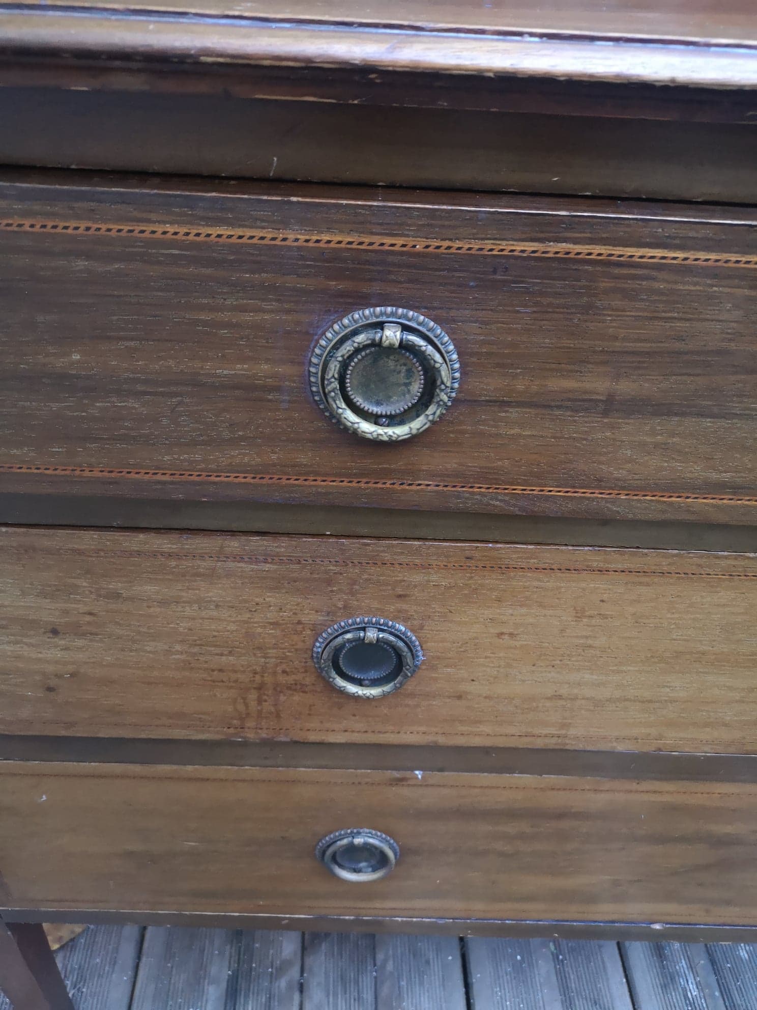 Chest of drawers blond mahogany- around 1930