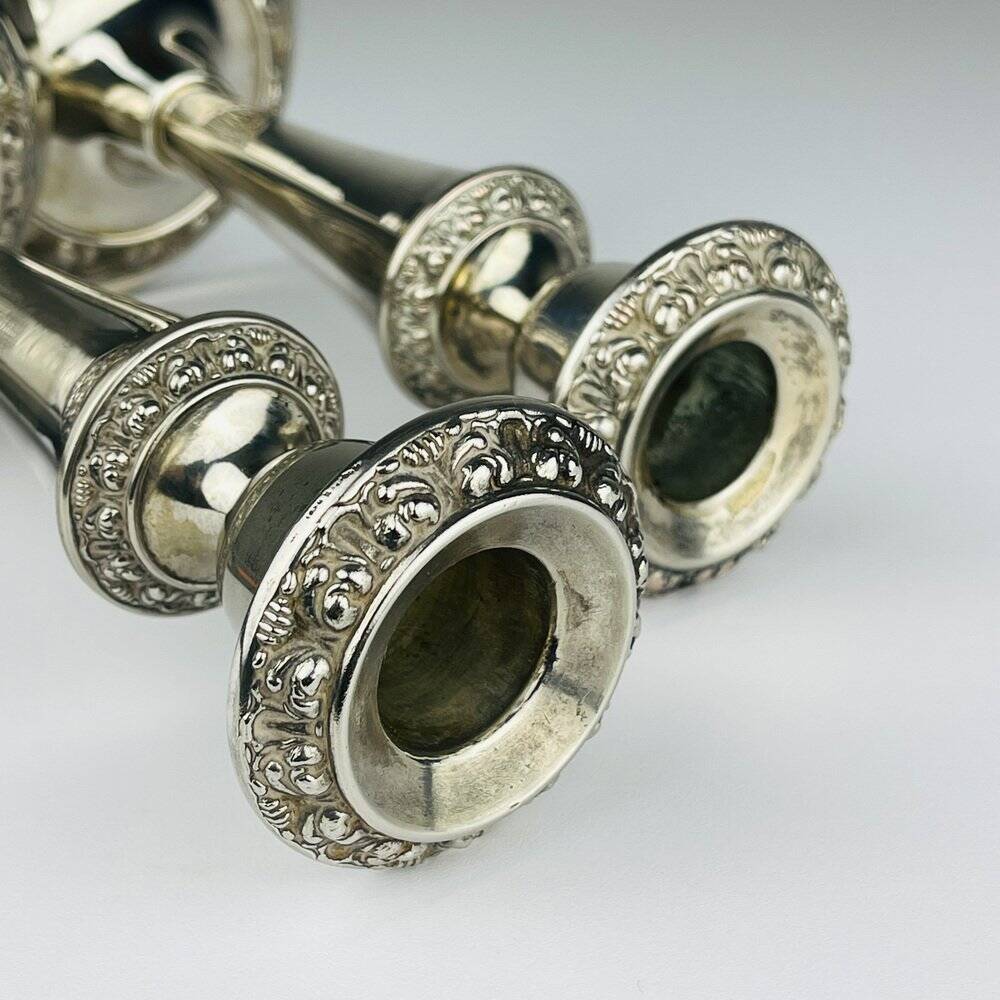 Chandeliers en argent plaqué d'Ianthe, Angleterre, années 1950, lot de 2