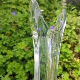 Vase soliflore en cristal transparent