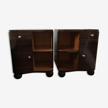 Lot de 2 chevets Art Deco