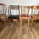 Set of 4 mismatched chairs