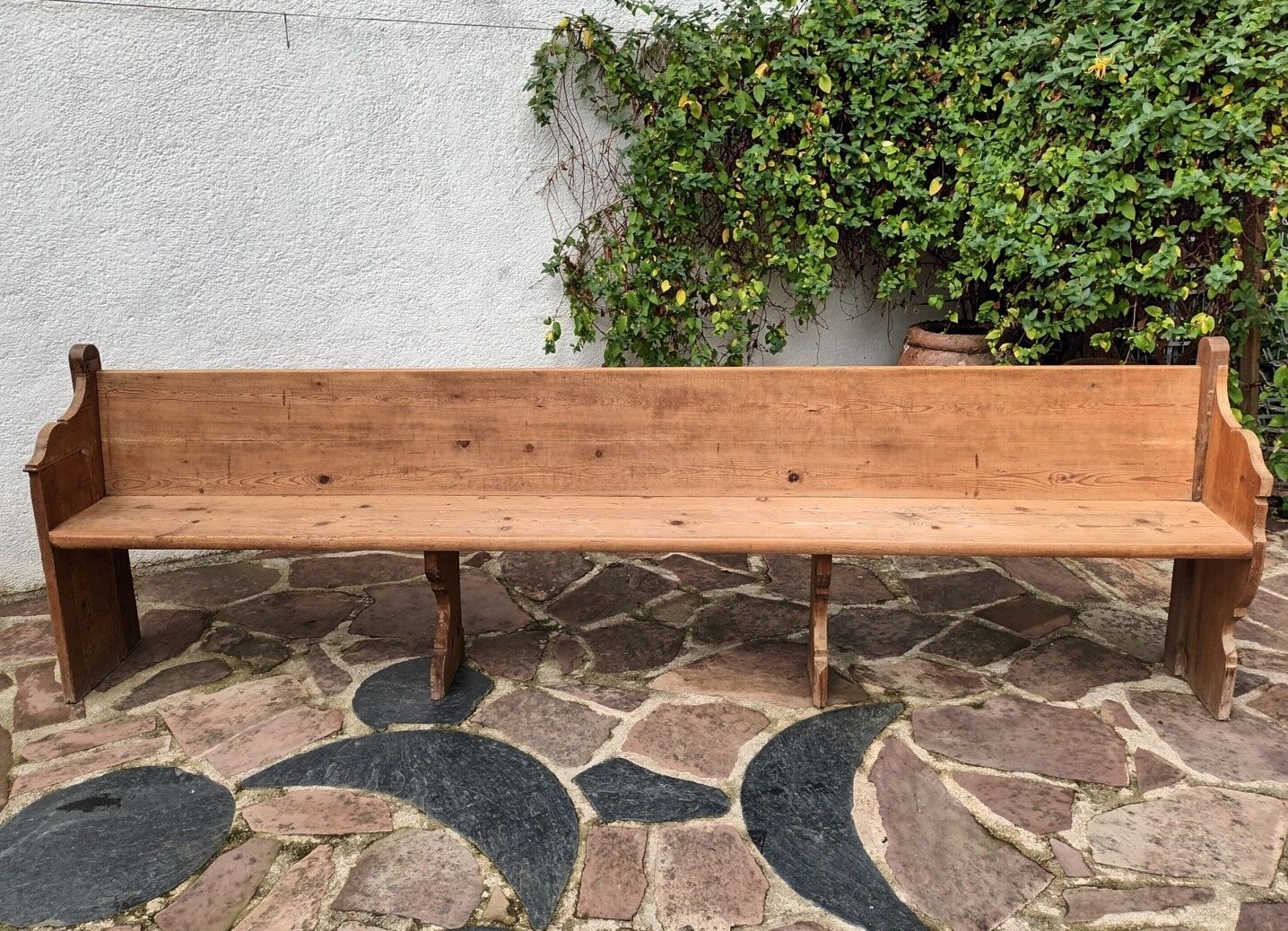 Old church pew, 263 cm