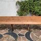 Banc d'église ancien, 263 cm